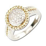   Anello 14K in oro bianco 